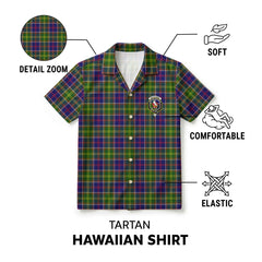 Whitefoord Tartan Crest Hawaiian Shirt