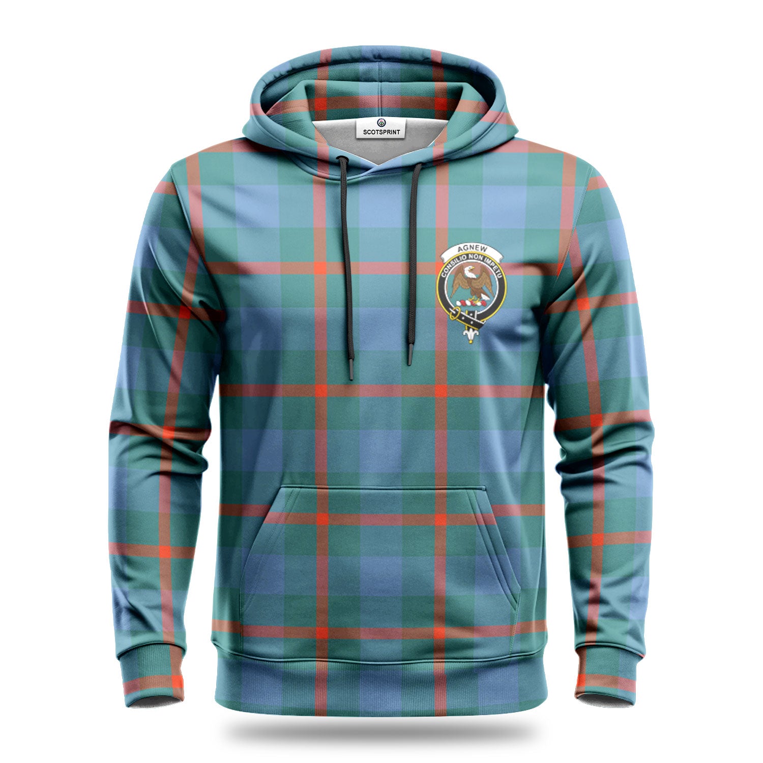 Agnew Ancient Tartan Crest Hoodie