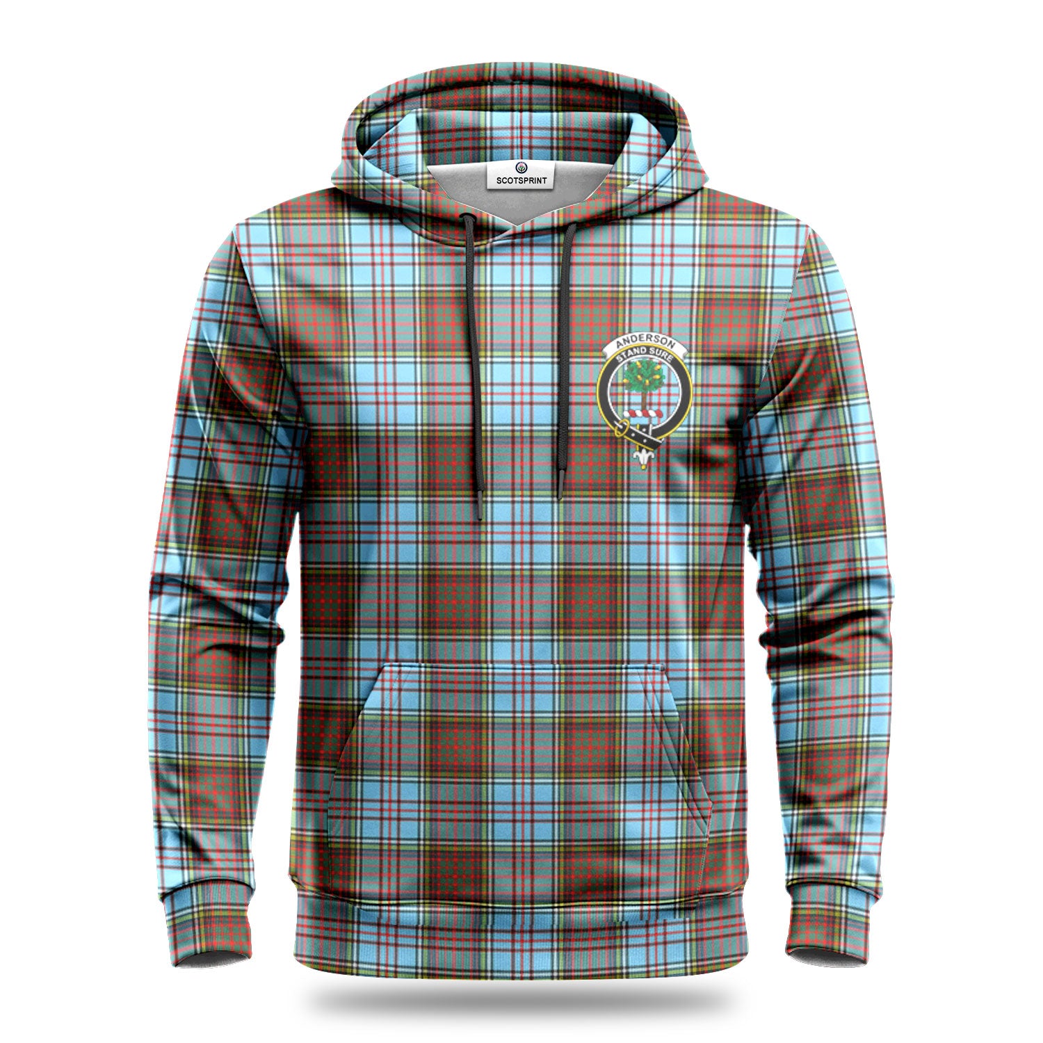 Anderson Ancient Tartan Crest Hoodie