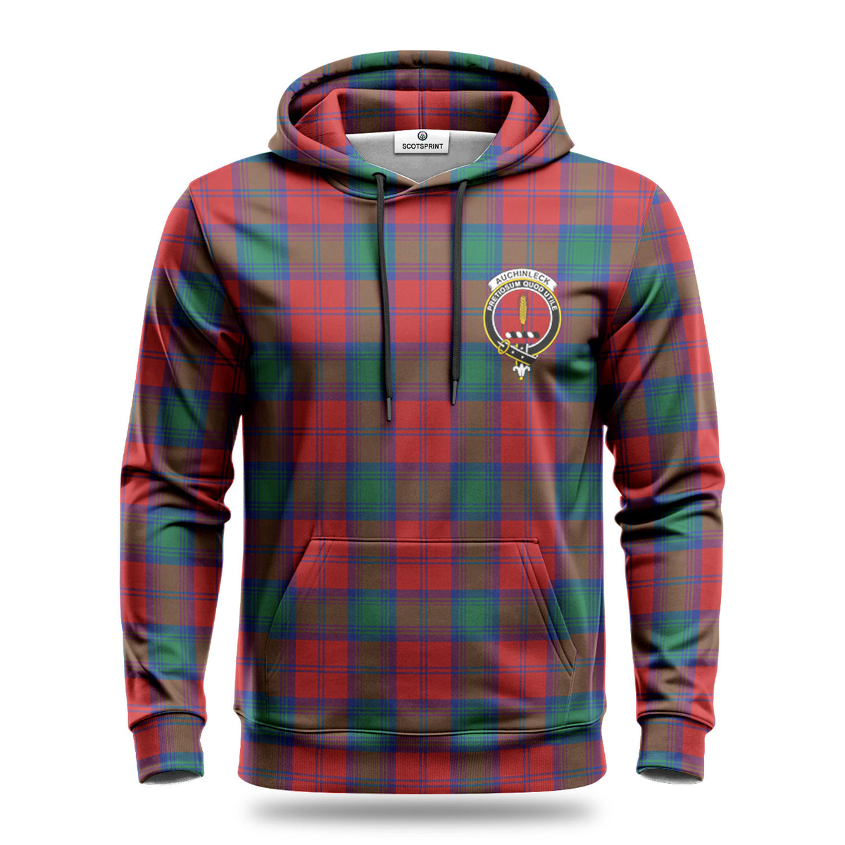 Auchinleck Tartan Crest Hoodie