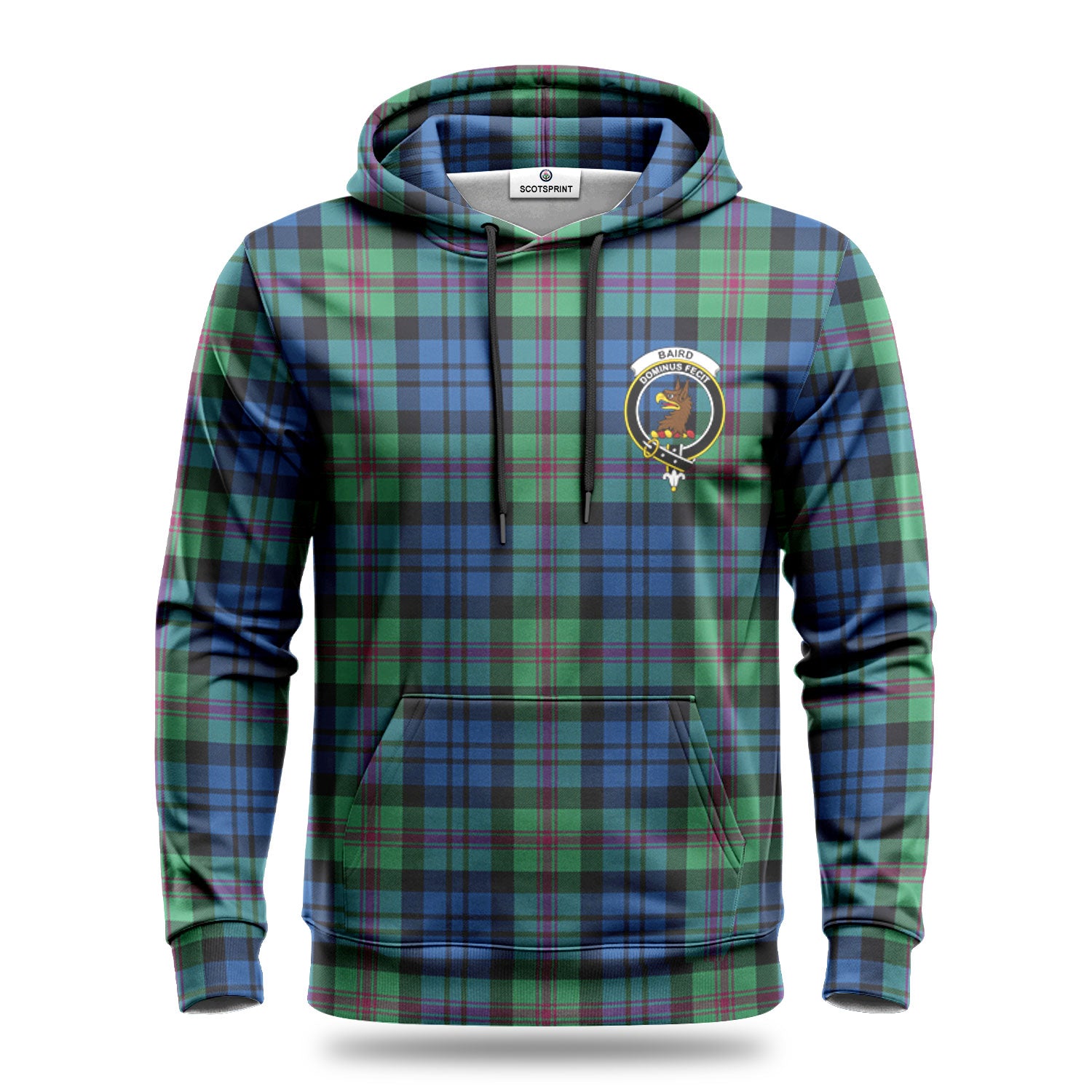 Baird Ancient Tartan Crest Hoodie