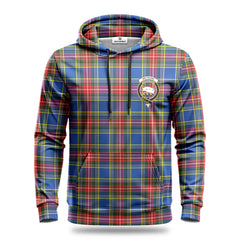 Bethune Modern Tartan Crest Hoodie