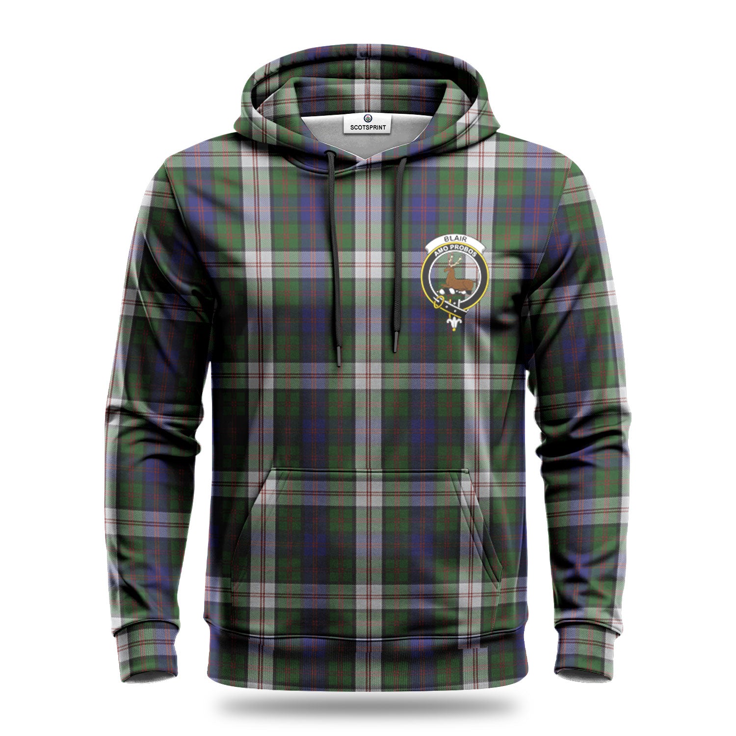 Blair Dress Tartan Crest Hoodie