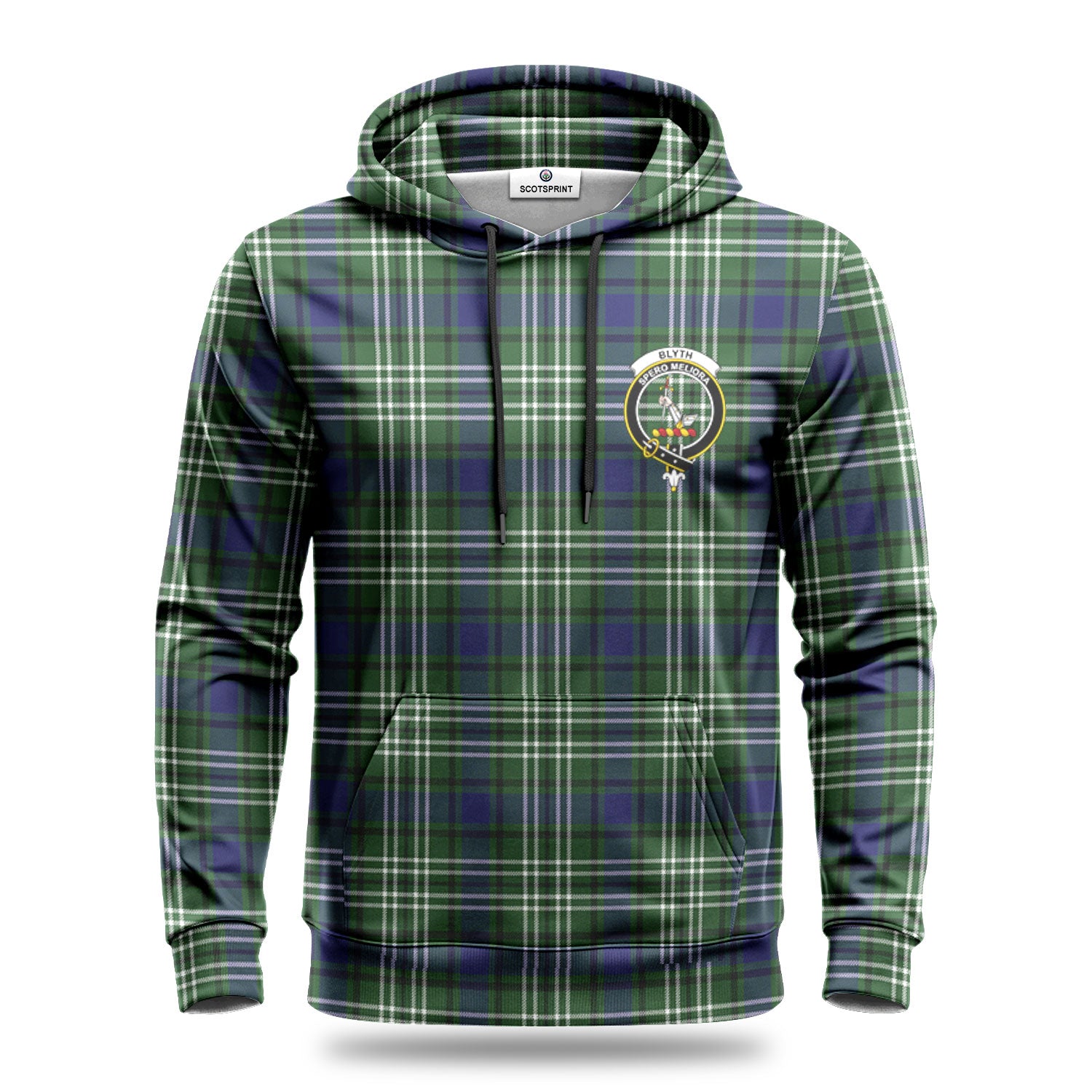 Blyth Tartan Crest Hoodie