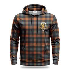 Broun Ancient Tartan Crest Hoodie