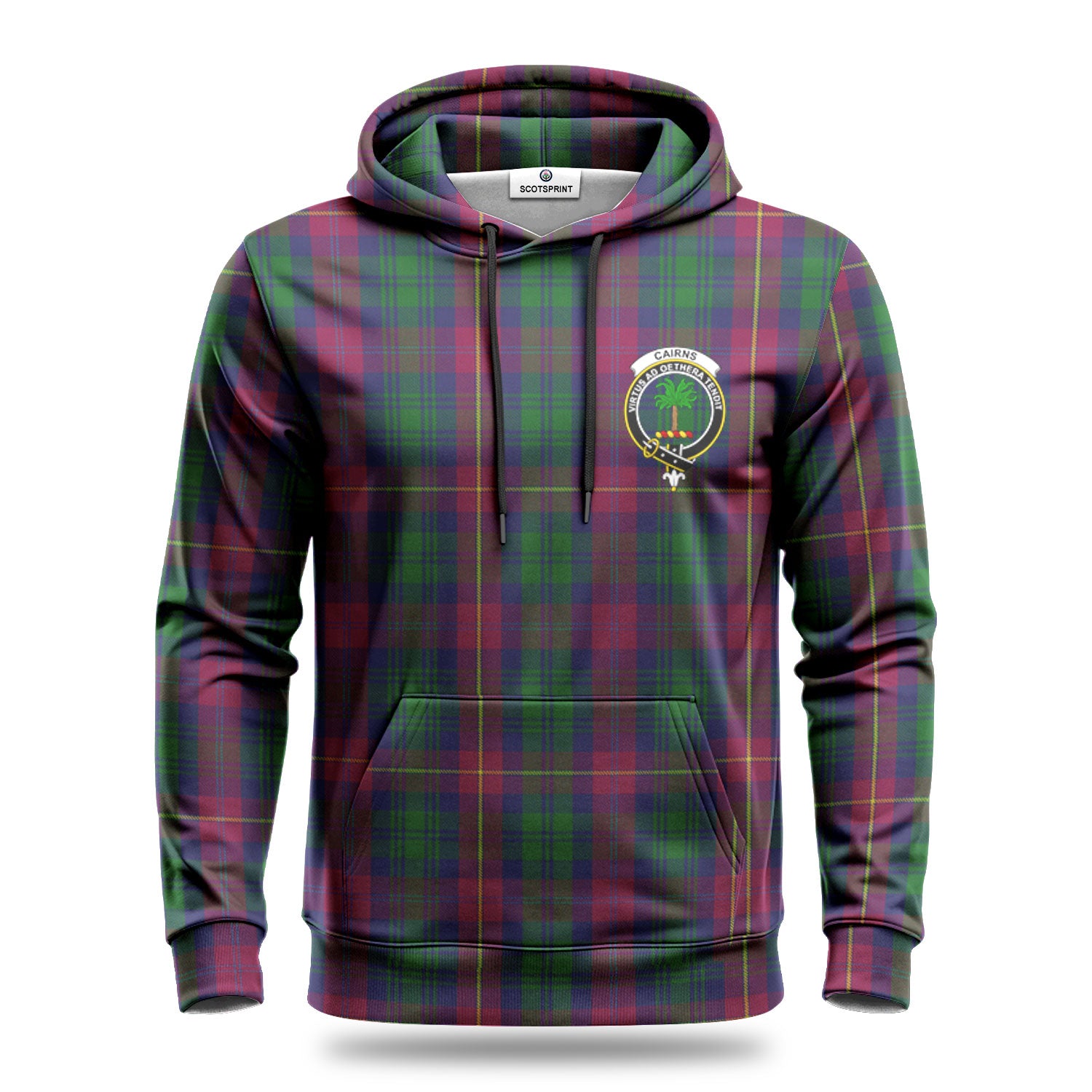 Cairns Tartan Crest Hoodie