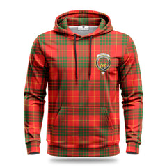 Cameron Modern Tartan Crest Hoodie