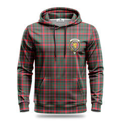 Cumming Hunting Modern Tartan Crest Hoodie