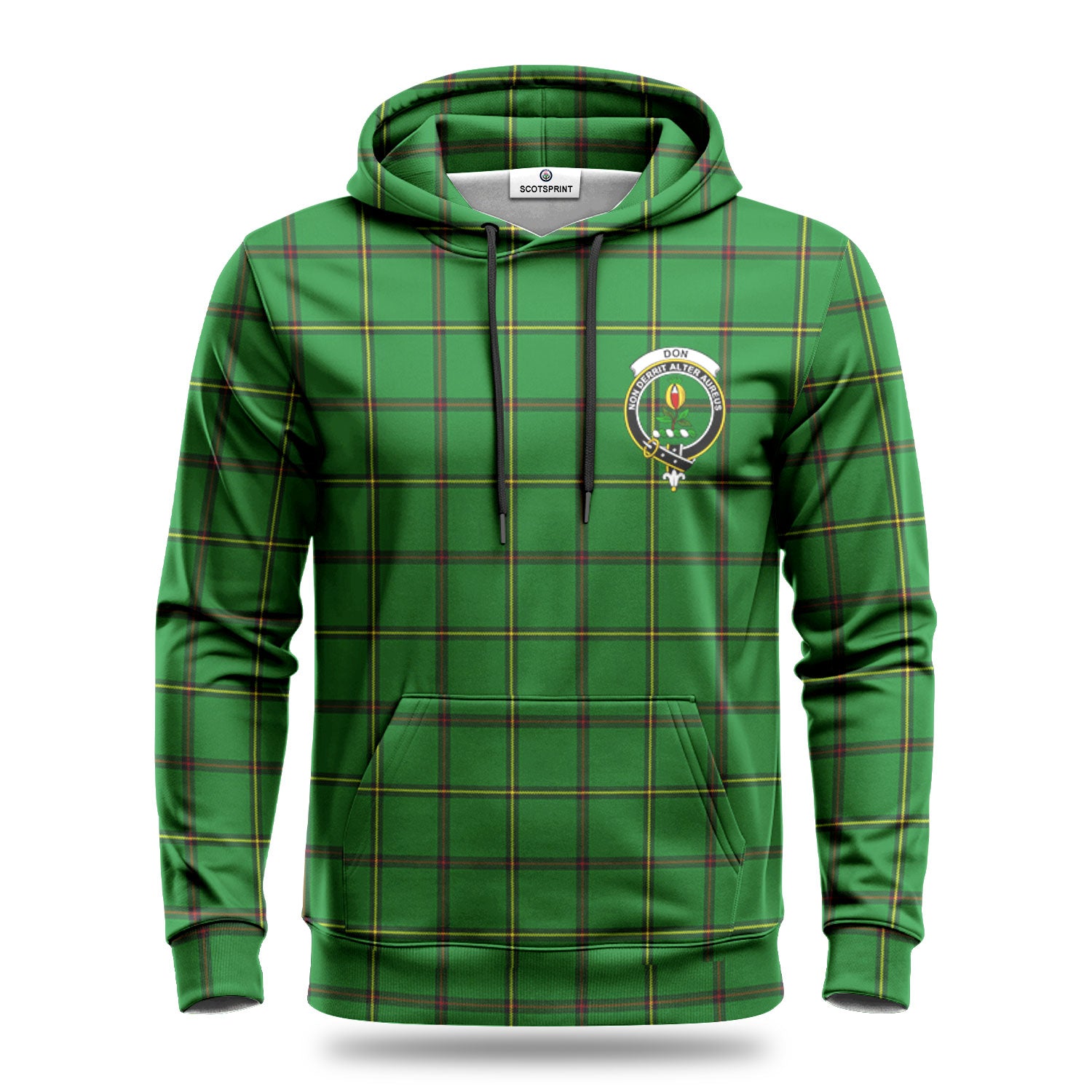 Don Tartan Crest Hoodie