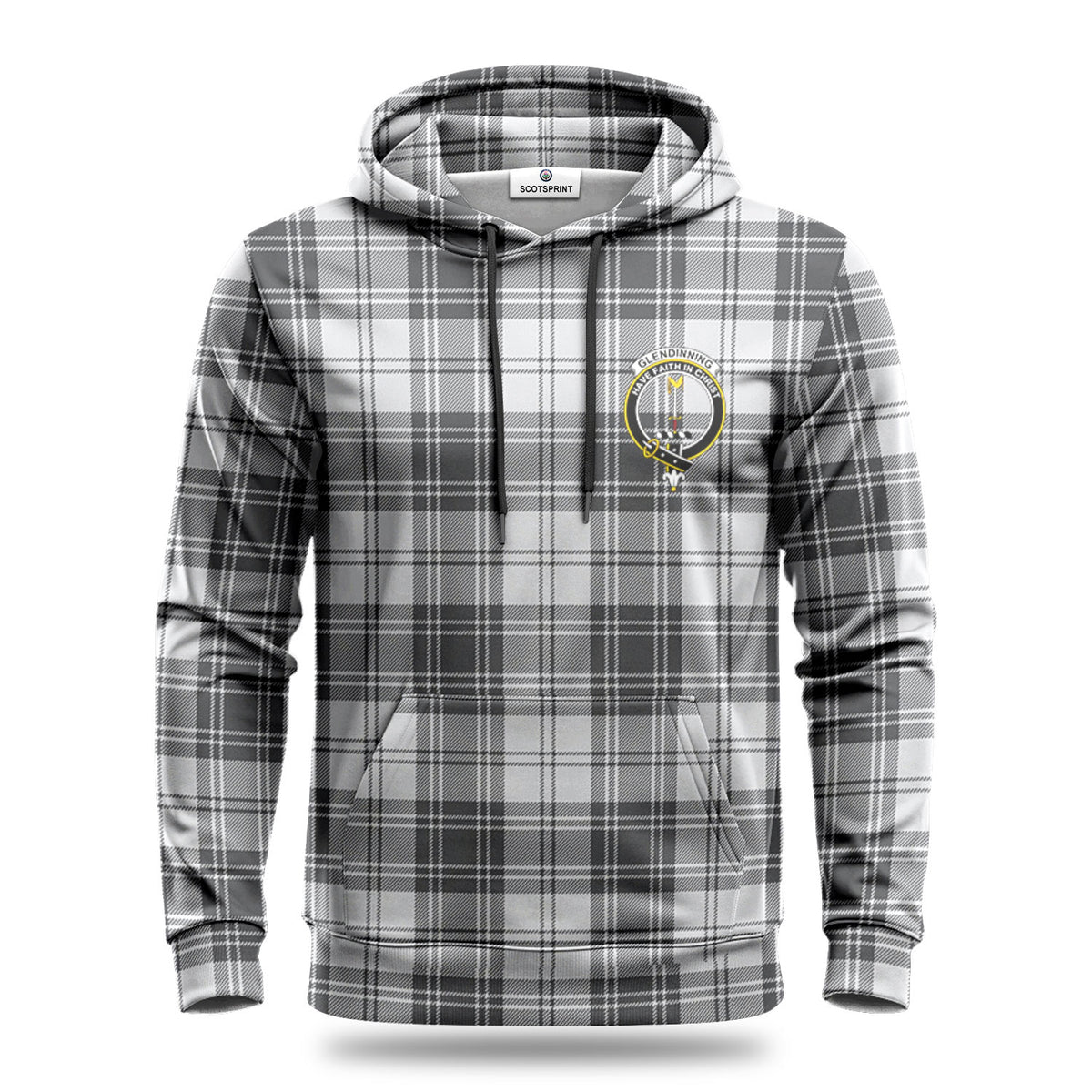 Glendinning Tartan Crest Hoodie