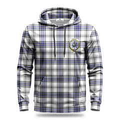 Hannay Modern Tartan Crest Hoodie