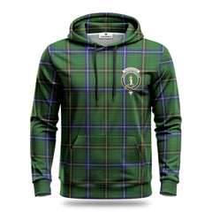 Henderson Modern Tartan Crest Hoodie