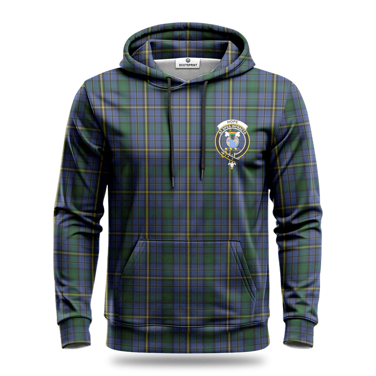 Hope Tartan Crest Hoodie