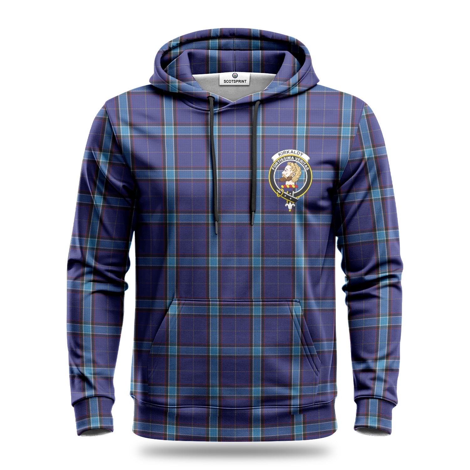 Kirkaldy Tartan Crest Hoodie