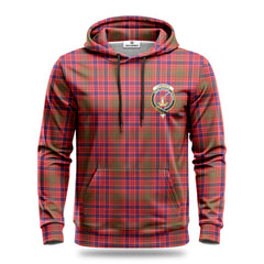 Lumsden Modern Tartan Crest Hoodie