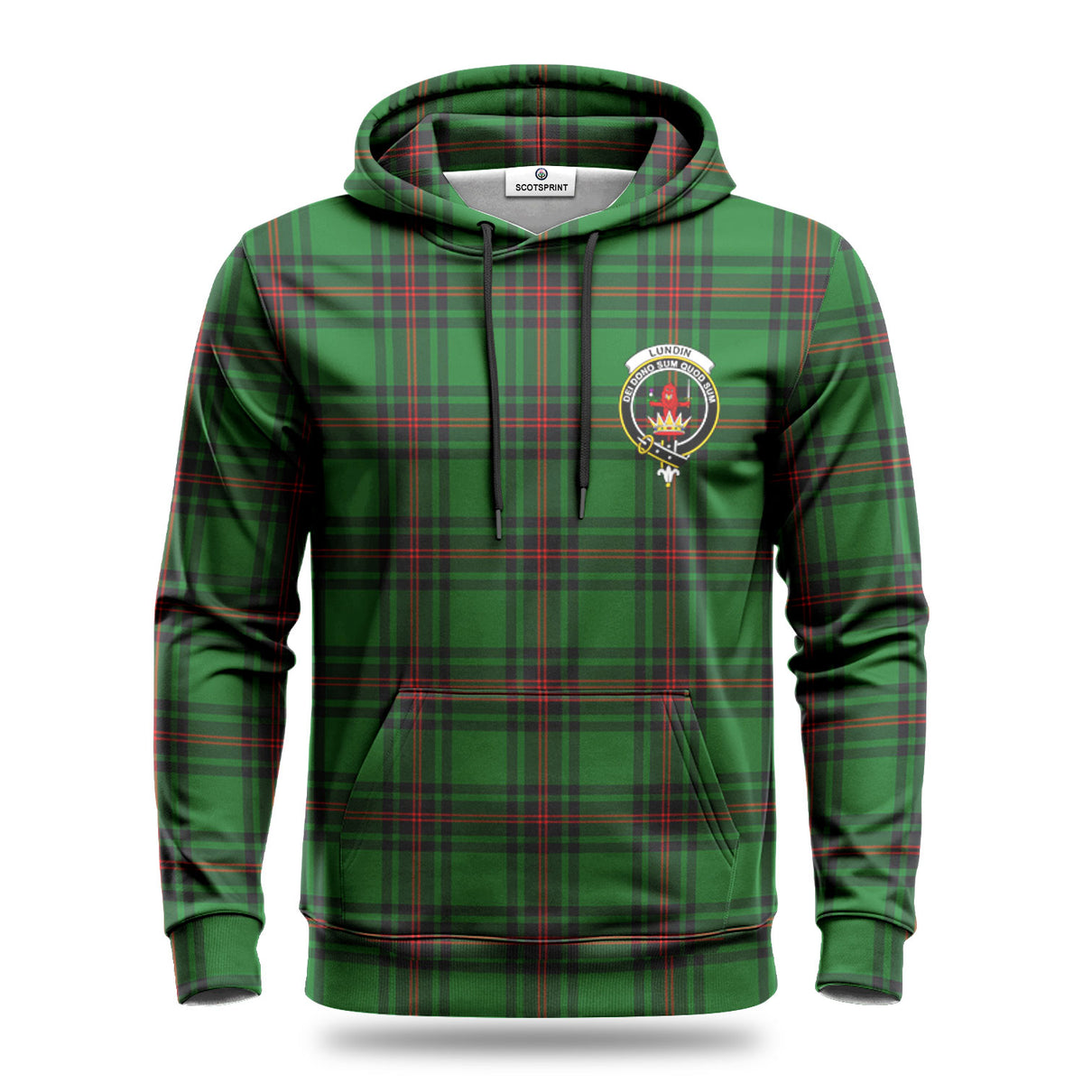 Lundin Tartan Crest Hoodie