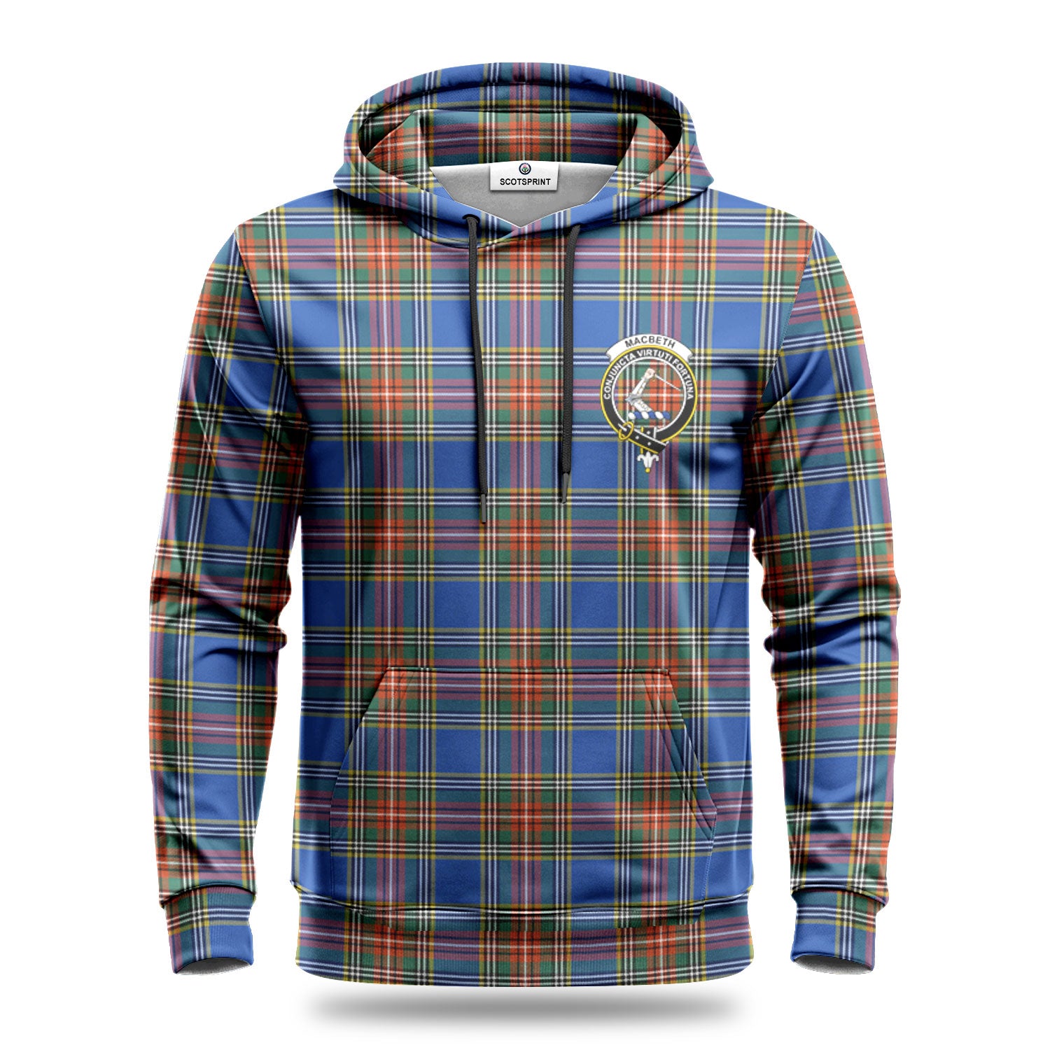 MacBeth Ancient Tartan Crest Hoodie