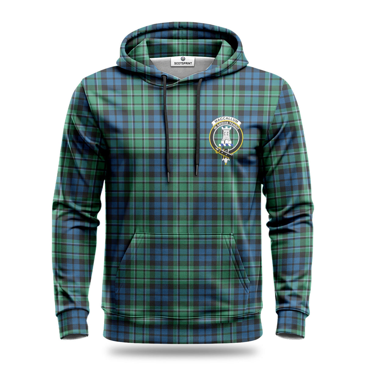 MacCallum Ancient Tartan Crest Hoodie