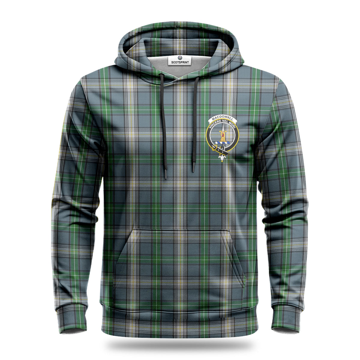 MacDowall Tartan Crest Hoodie