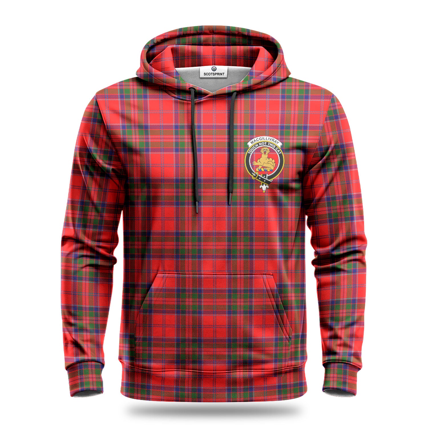 MacGillivray Modern Tartan Crest Hoodie