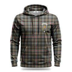 MacKenzie Weathered Tartan Crest Hoodie