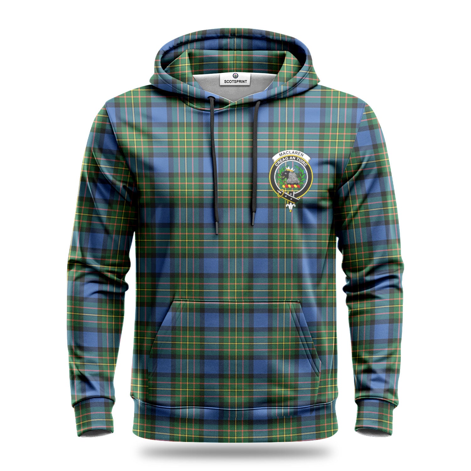 MacLaren Ancient Tartan Crest Hoodie