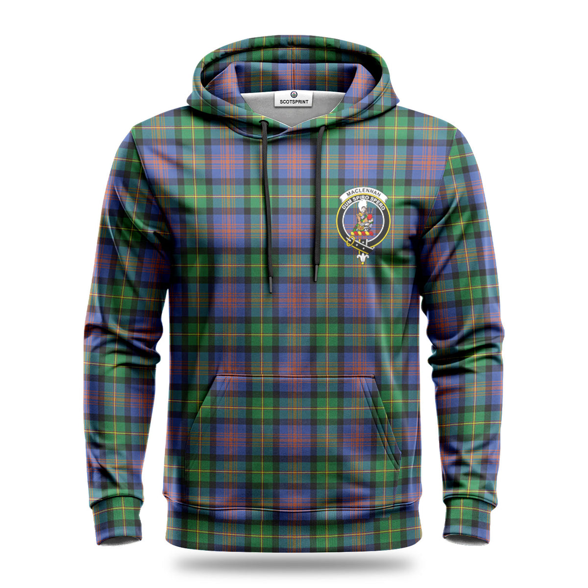 MacLennan Ancient Tartan Crest Hoodie