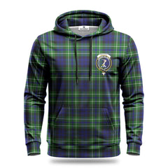 MacNeil of Colonsay Modern Tartan Crest Hoodie