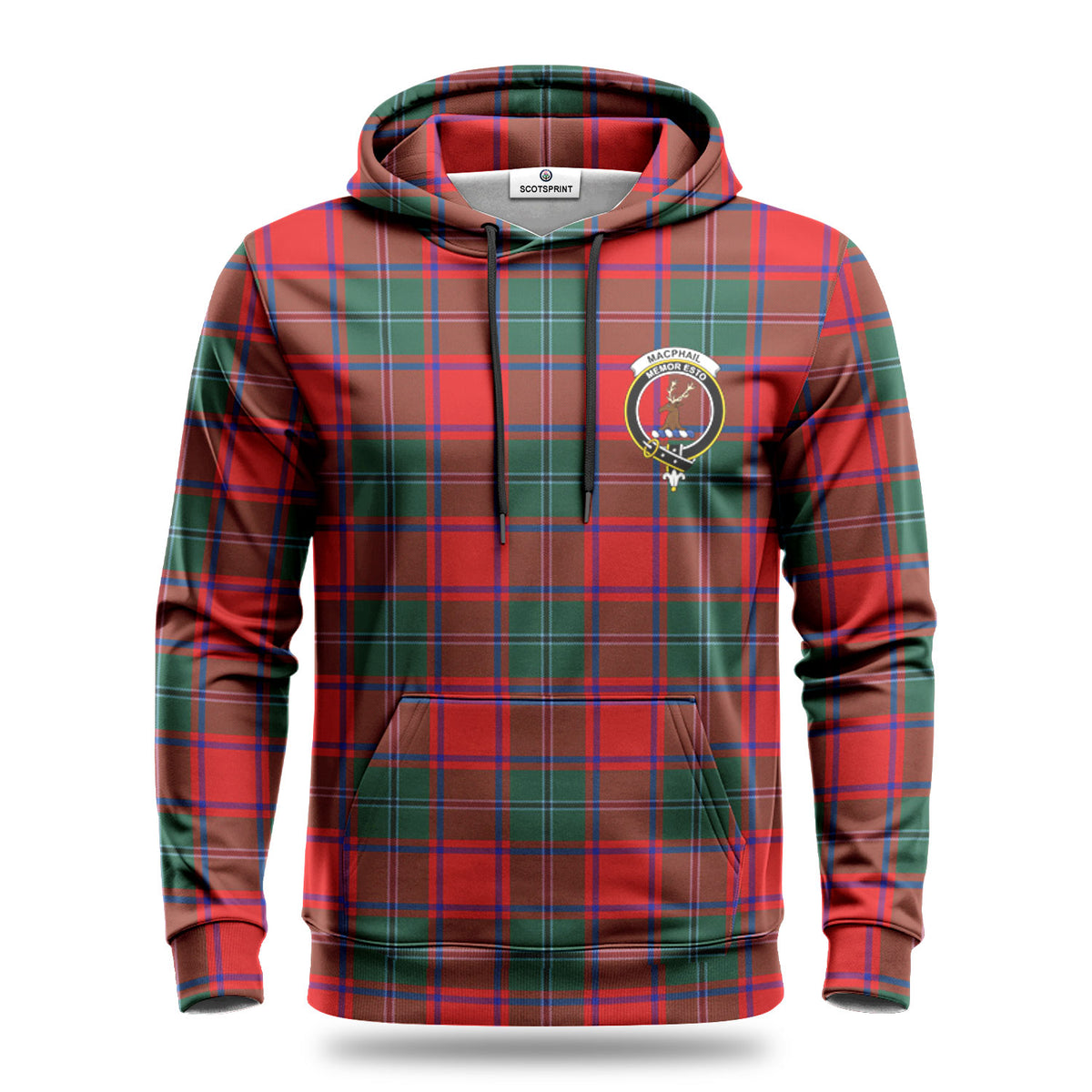 MacPhail Clan Tartan Crest Hoodie