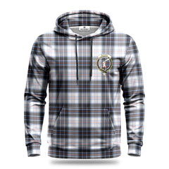 MacRae Dress Modern Tartan Crest Hoodie