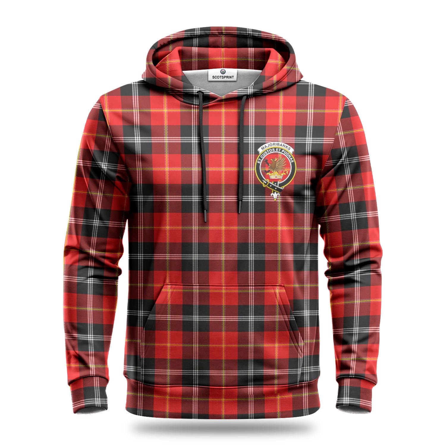 Majoribanks Tartan Crest Hoodie