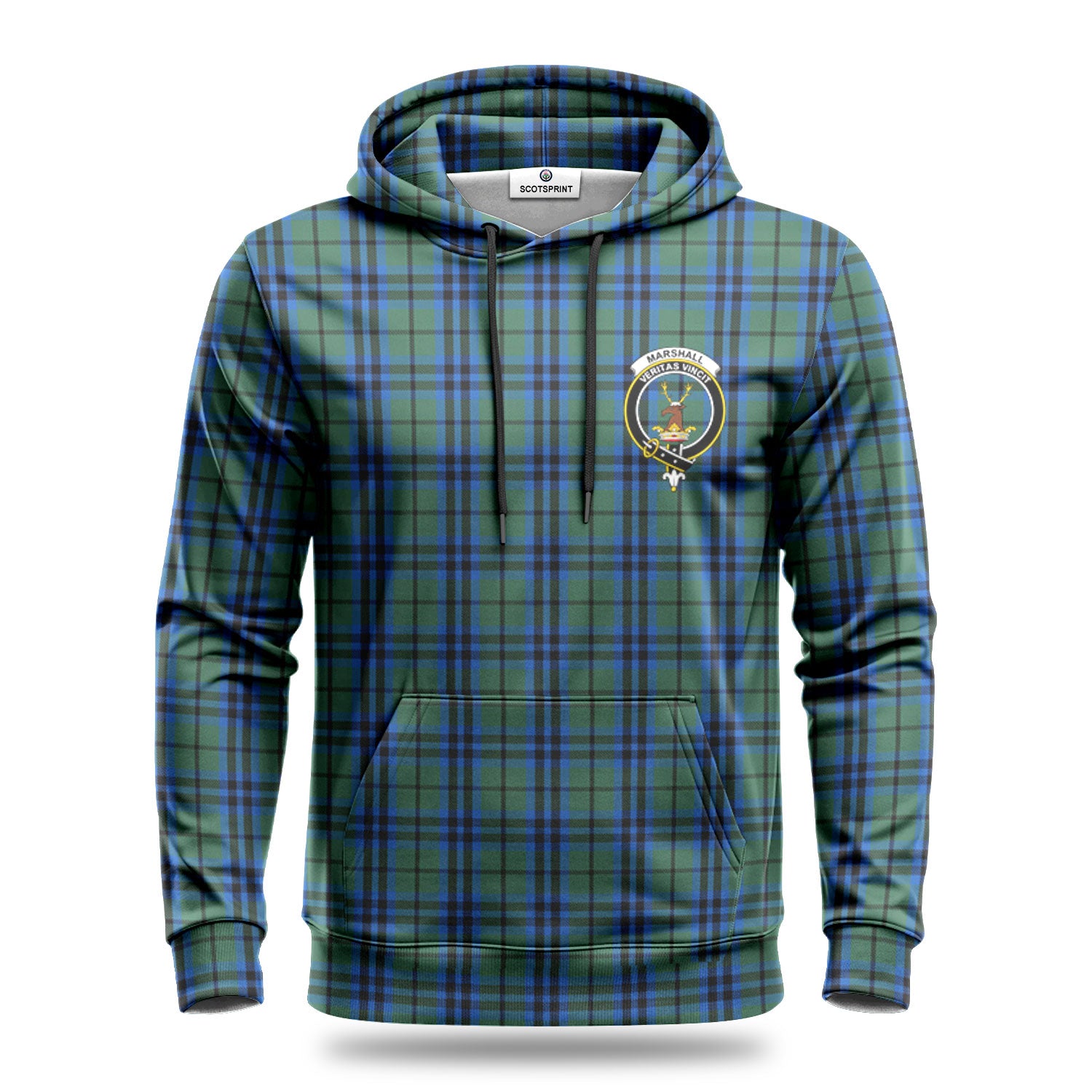 Marshall Tartan Crest Hoodie