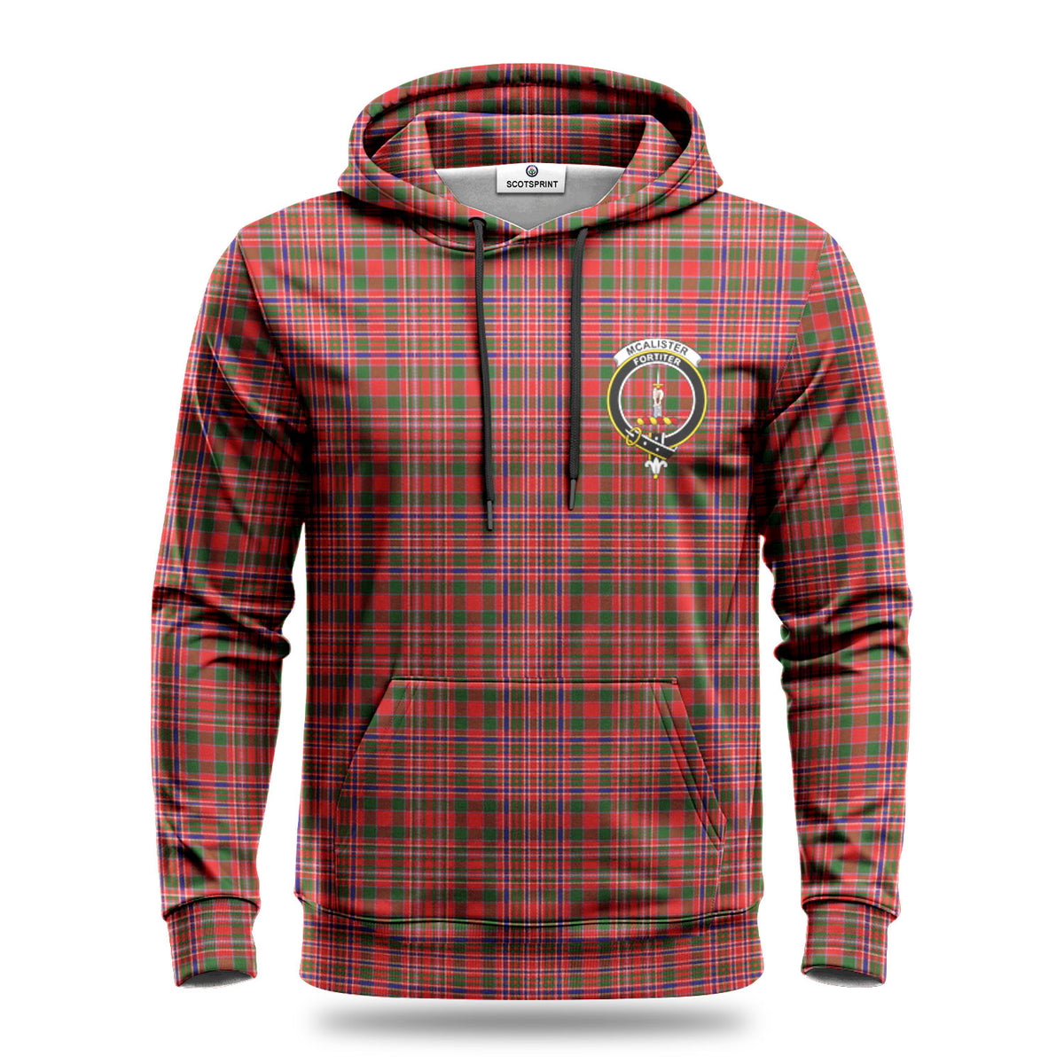 McAlister Modern Tartan Crest Hoodie