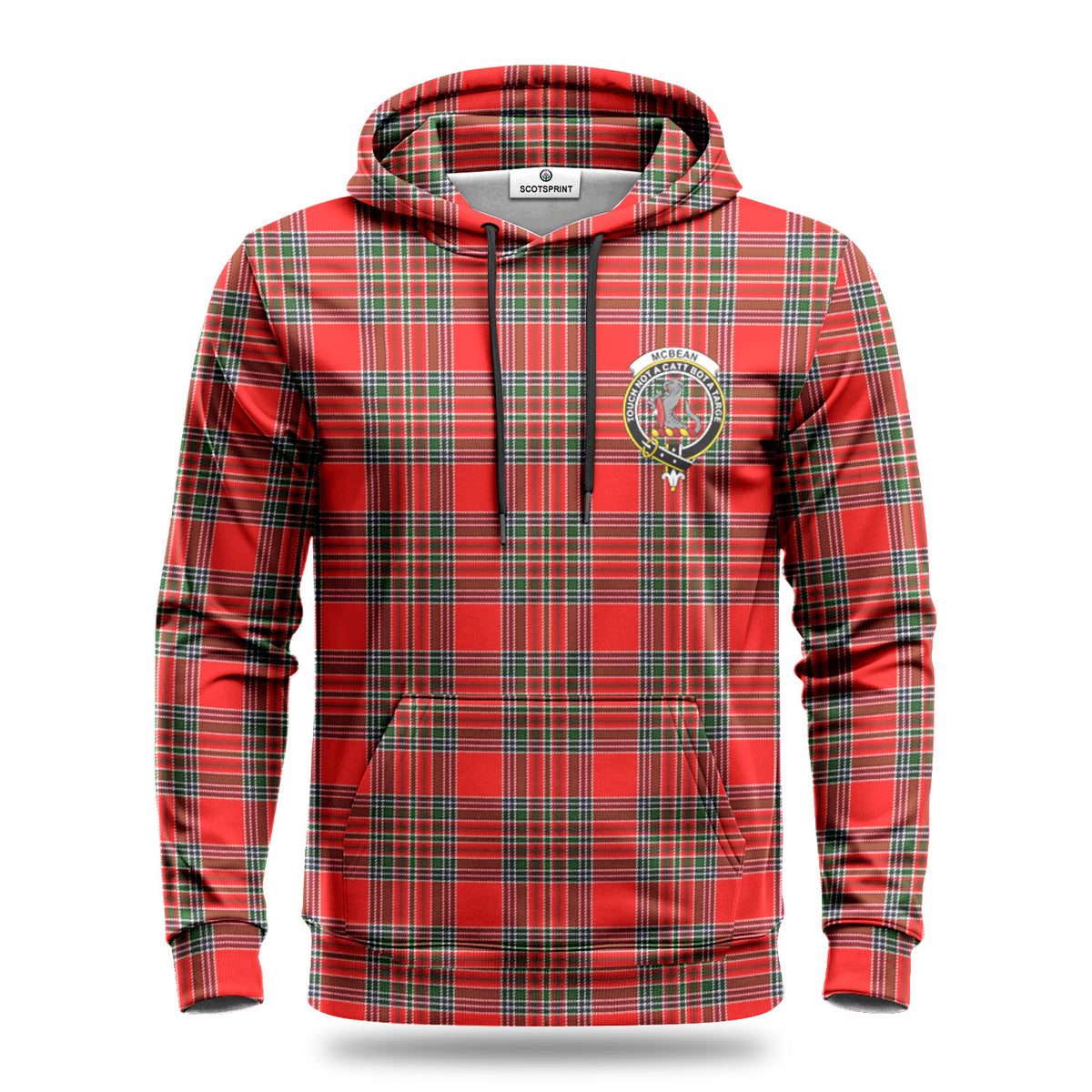 McBean Tartan Crest Hoodie