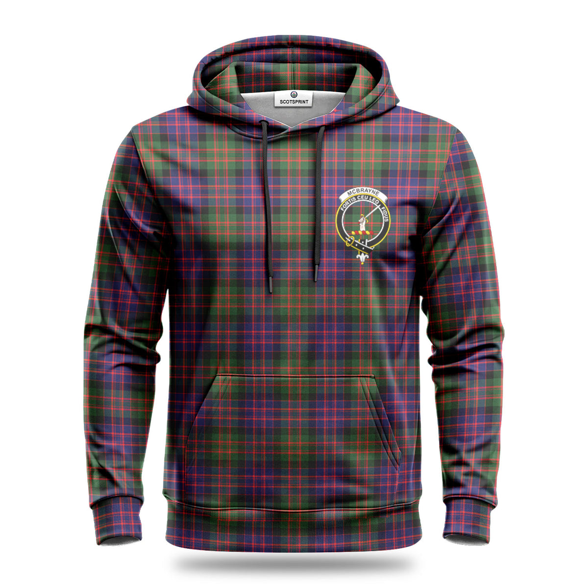 McBrayne Tartan Crest Hoodie