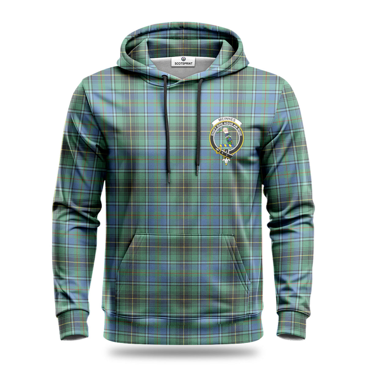 McInnes Ancient Tartan Crest Hoodie