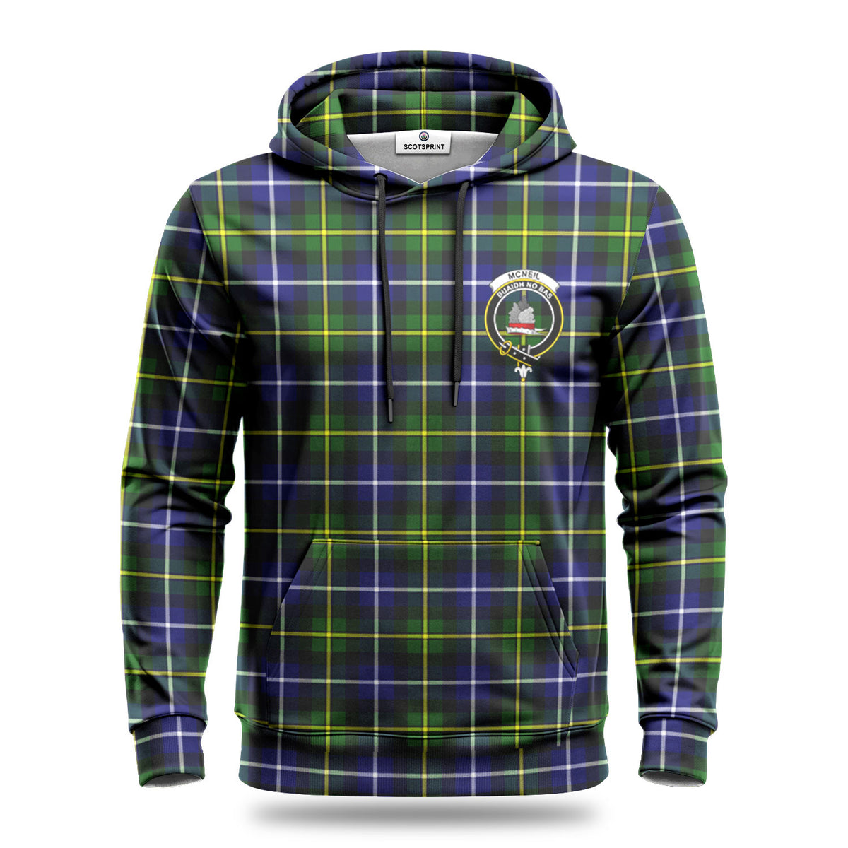 McNeil of Barra Modern Tartan Crest Hoodie