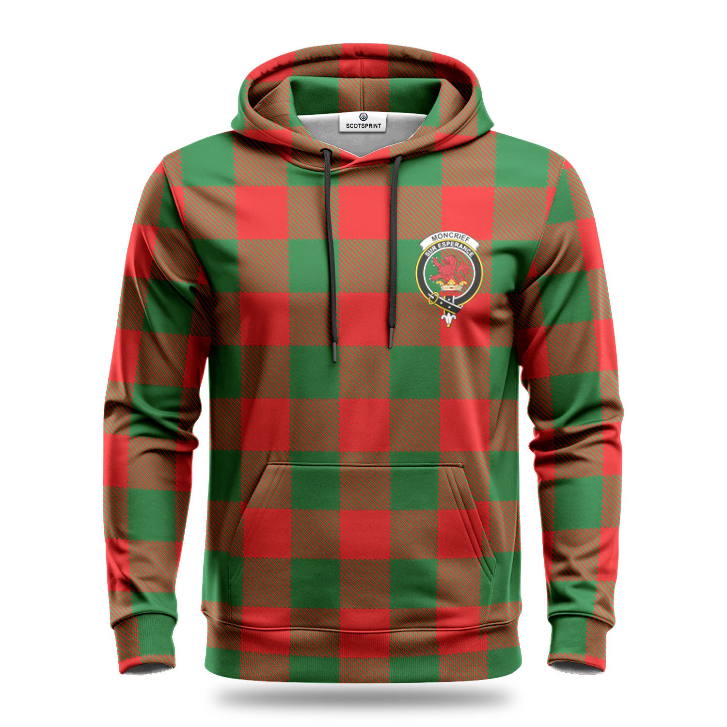 Moncrief Tartan Crest Hoodie