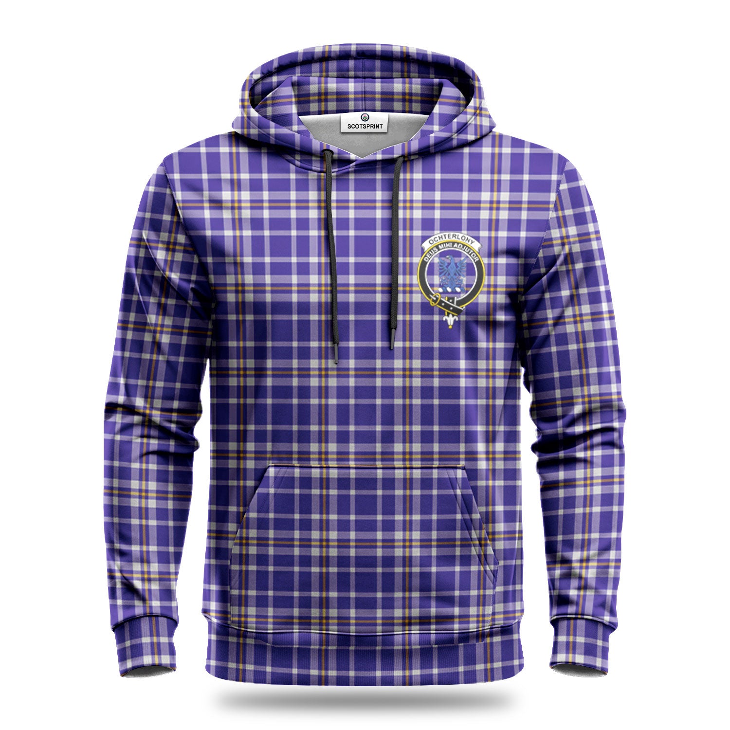 Ochterlony Tartan Crest Hoodie