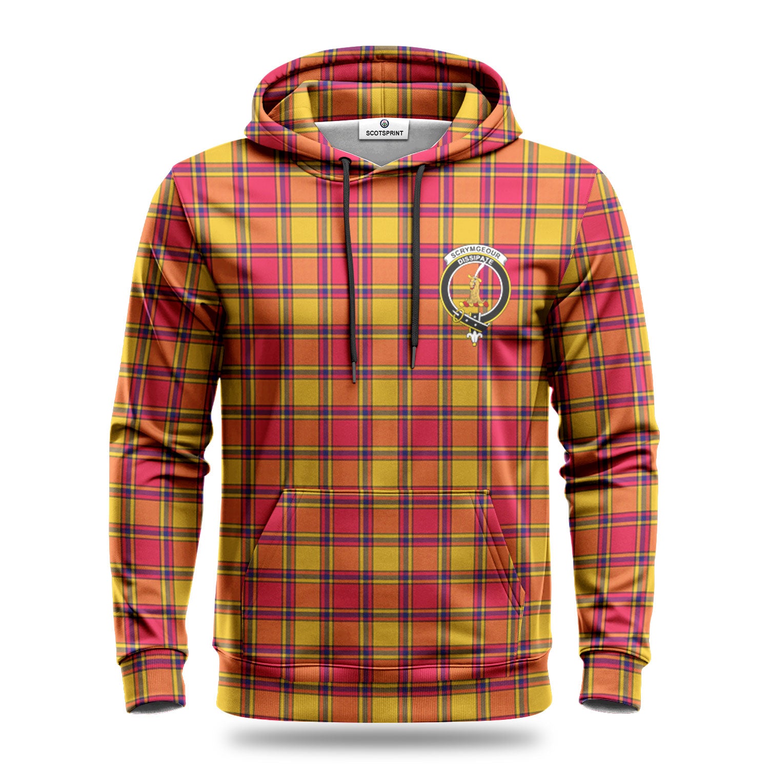 Scrymgeour Tartan Crest Hoodie