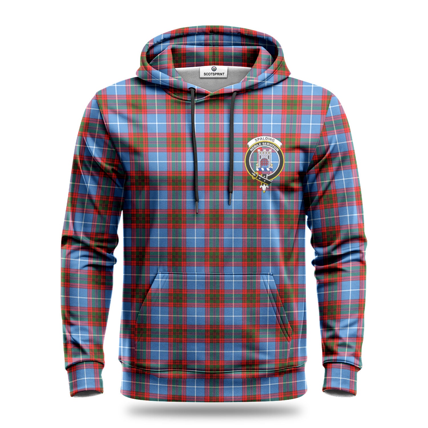 Spalding Tartan Crest Hoodie