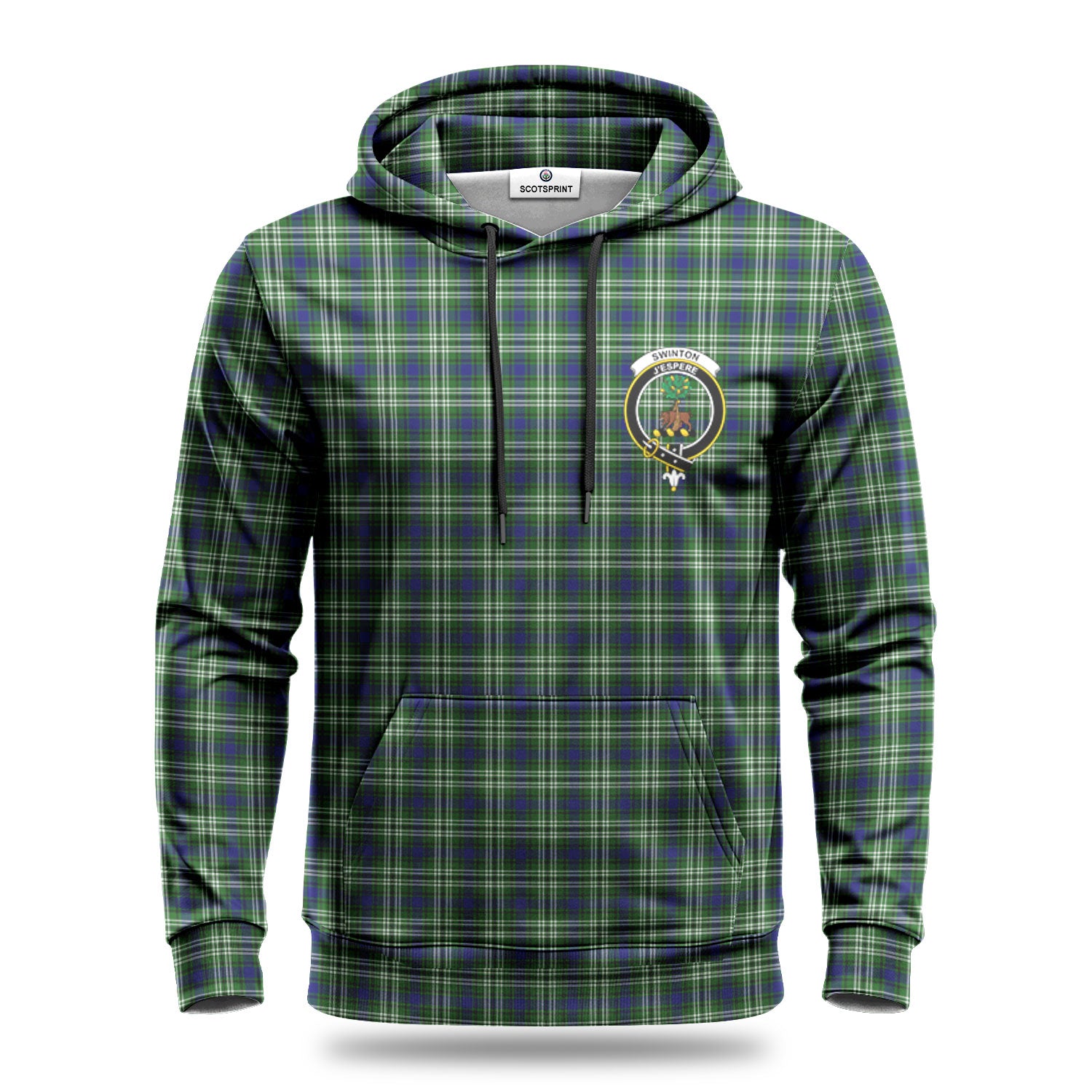 Swinton Tartan Crest Hoodie