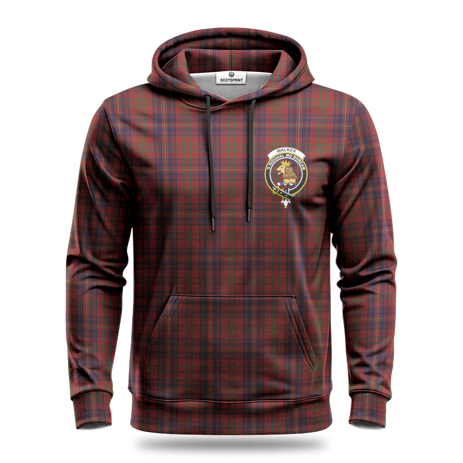 Walker Tartan Crest Hoodie