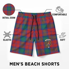 Fotheringham Tartan Crest Men's Beach Shorts