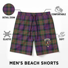 MacBrayne Tartan Crest Men's Beach Shorts
