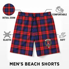 McCracken Tartan Crest Men's Beach Shorts