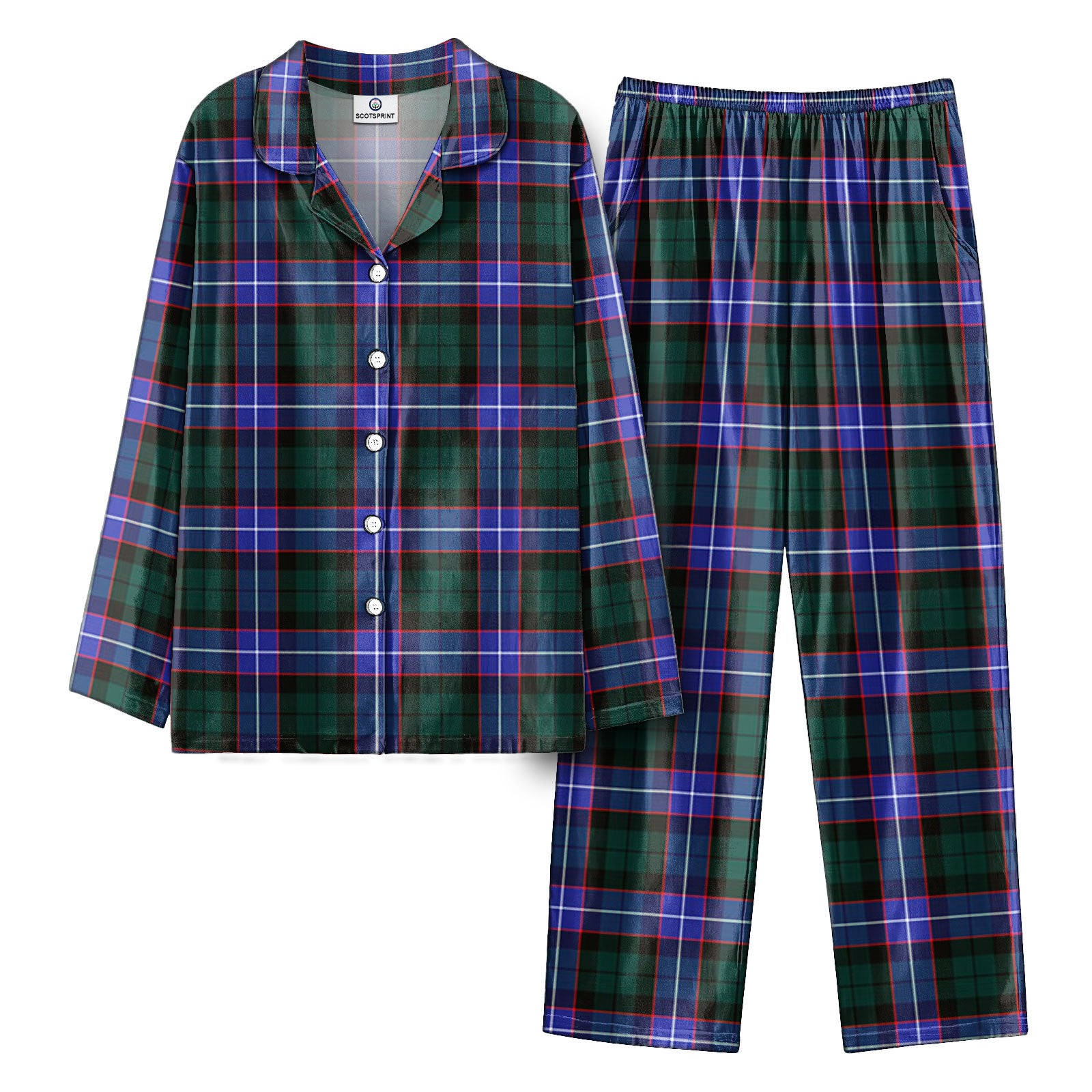 Hunter Modern Tartan Pajama Set