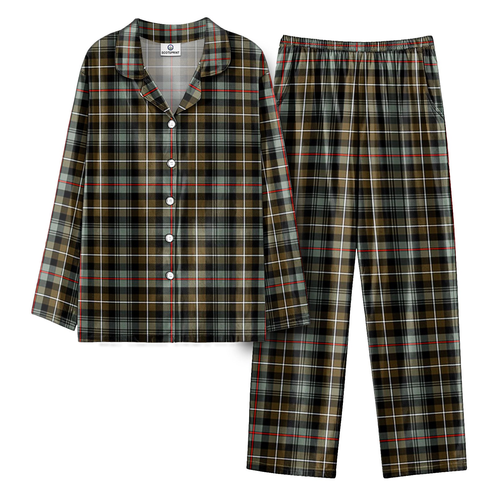 McKenzie Weathered Tartan Pajama Set