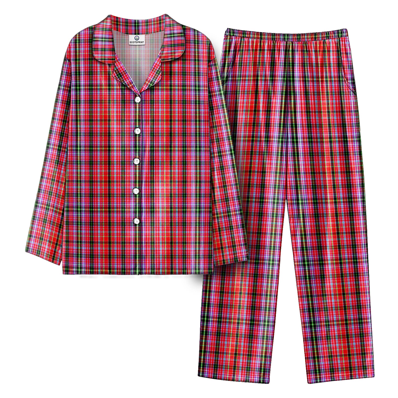 Udny Tartan Pajama Set