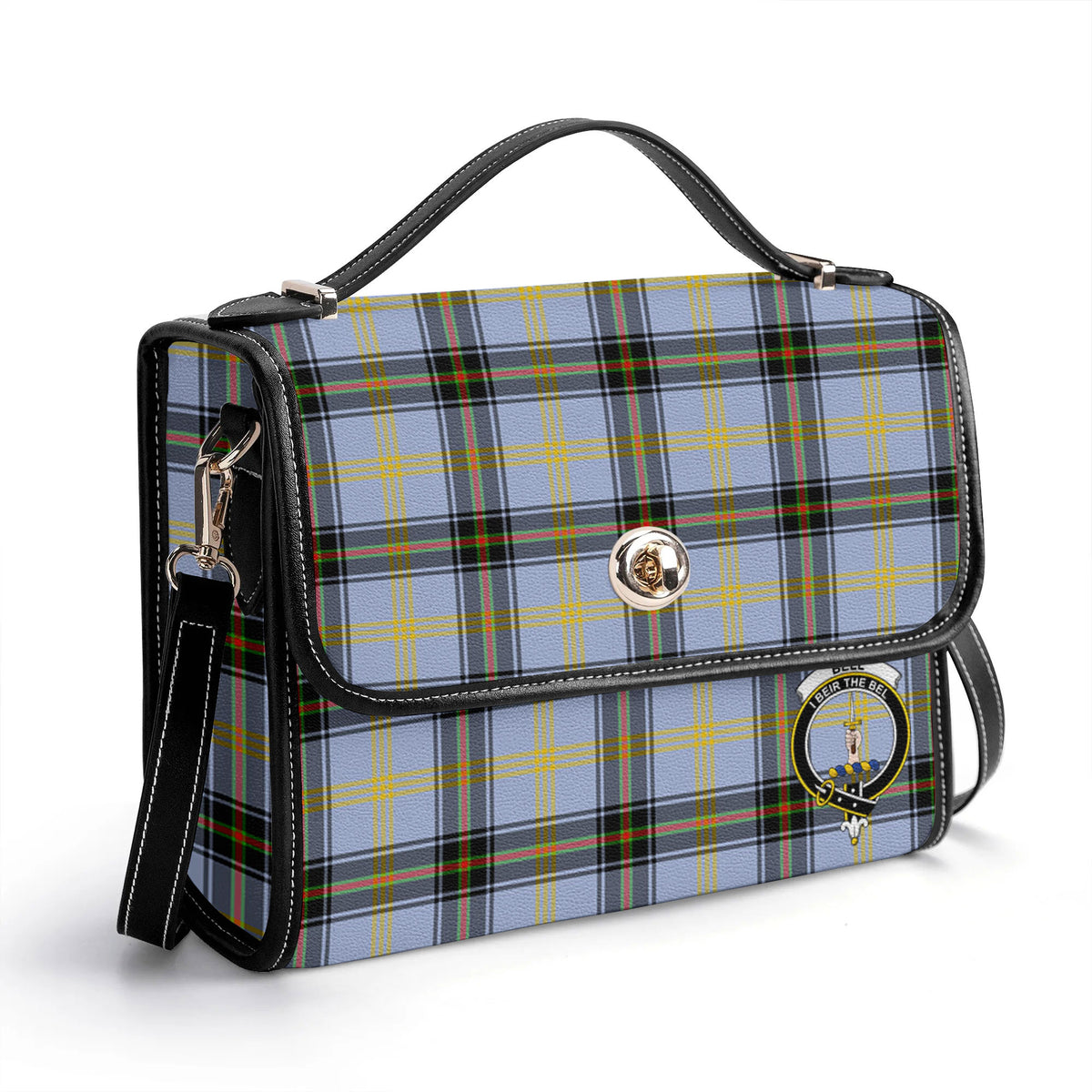 Bell of the Borders Tartan Crest Satchel Bag